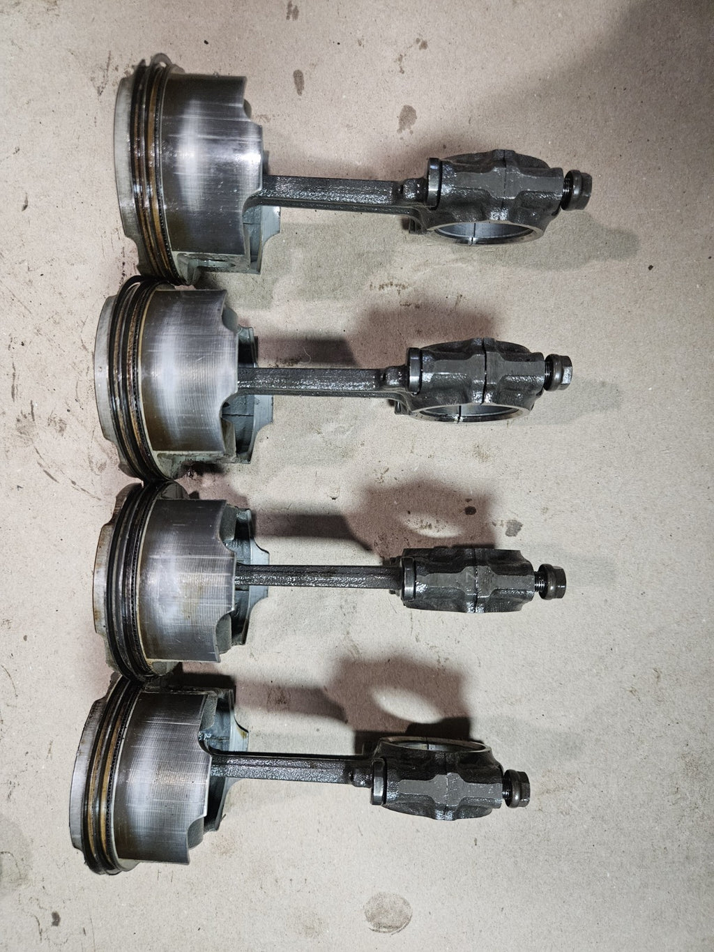 01-06 Honda CBR600F4I CBR600 F4I Engine Motor Block Pistons Connecting Rods Set