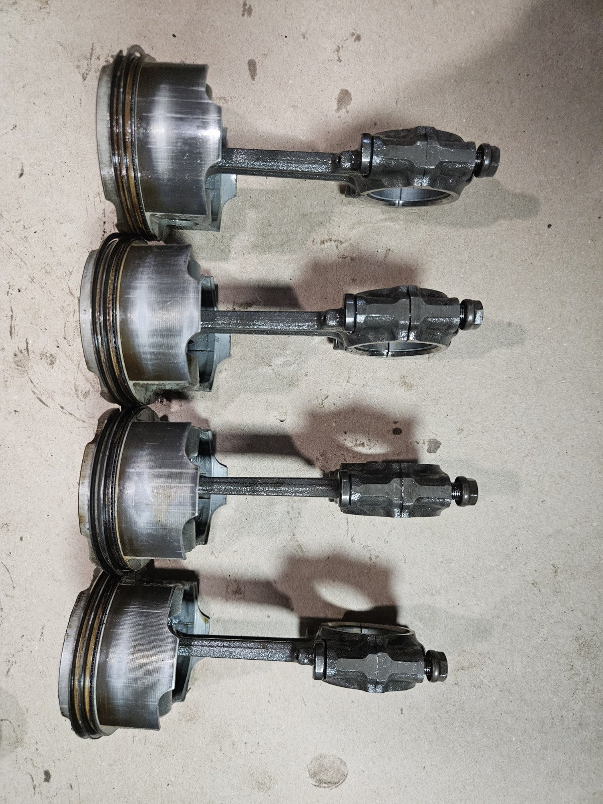 01-06 Honda CBR600F4I CBR600 F4I Engine Motor Block Pistons Connecting Rods Set