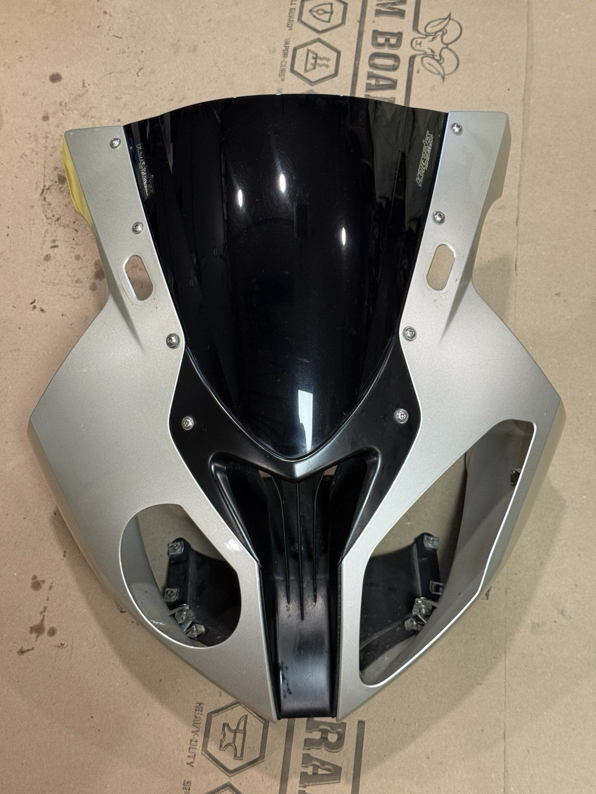 09-14 BMW S1000RR OEM Front Upper Fairing Headlight Cowl Nose Panel