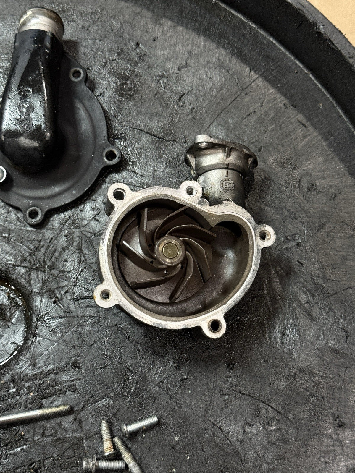 2009-2018 BMW S1000RR HP4 S1000R S1000XR OEM Engine Water Pump Cover 115185456996