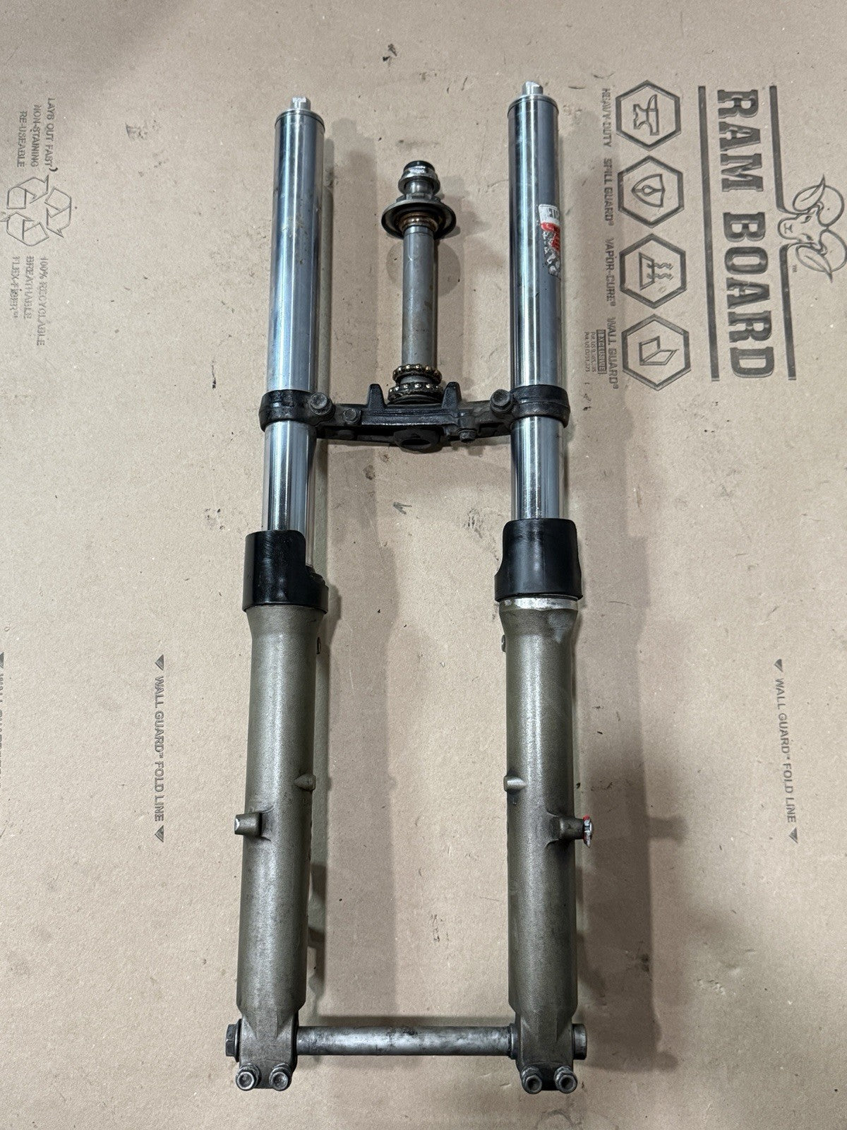 2002 Honda CBR 600 F4i CBRf4i F4 Left &  Right Forks with Triple Tree