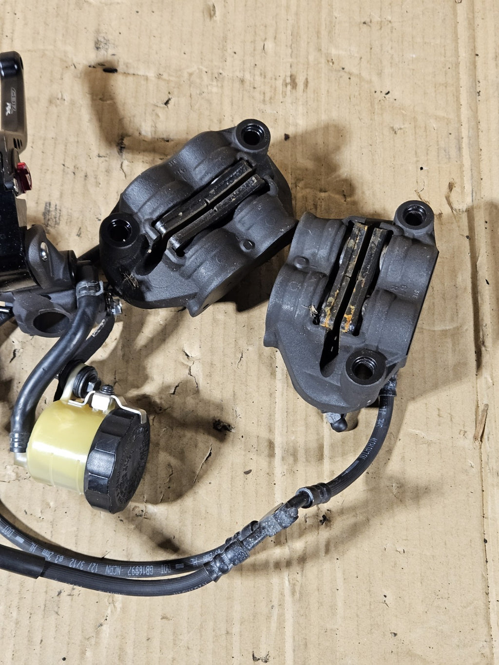  2013 Honda CBR600RR Front Brake Caliper Master Cylinder Lever Assembly Complete12