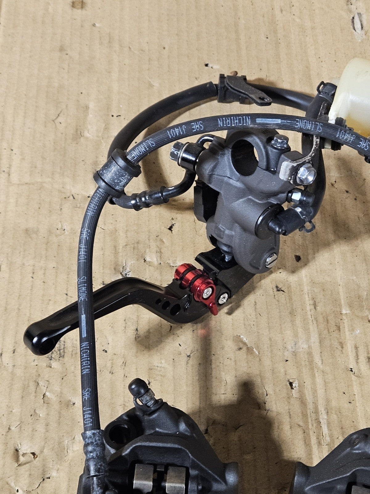  2013 Honda CBR600RR Front Brake Caliper Master Cylinder Lever Assembly Complete1