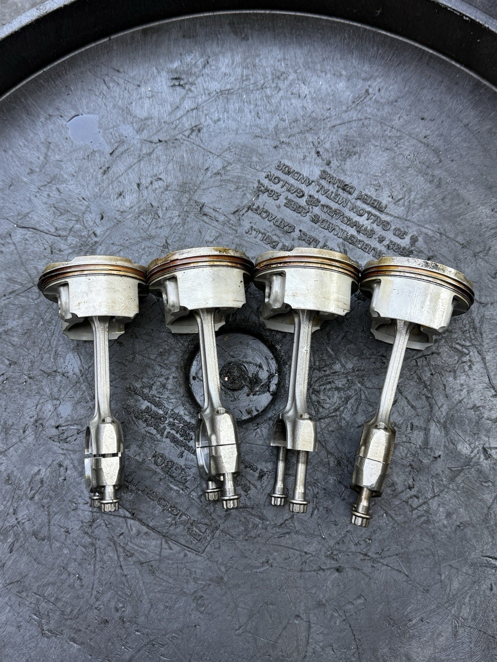 2000-2003 Suzuki GSXR750 OEM Engine Motor Block Pistons Connecting Rods Assembly16
