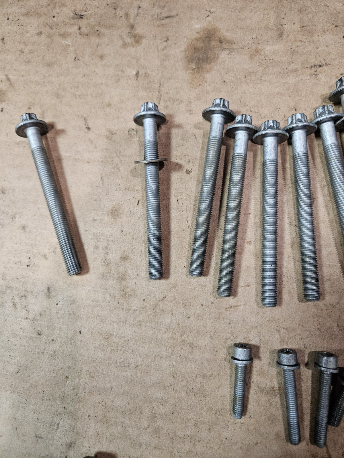 10-14 2014 BMW S1000RR OEM ENGINE CRANKCASE CASE  BOLTS HARDWARE MOTOR SCREWS