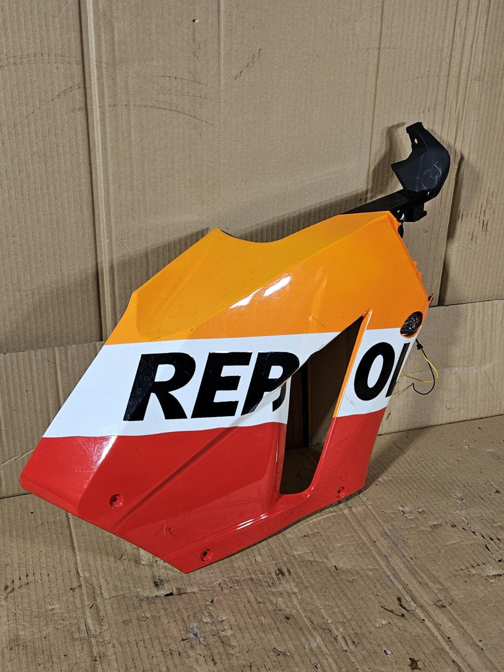 2013 Honda CBR600RR CBR 600RR Aftermarket Repsol Right Side Fairing Panel Cowl6