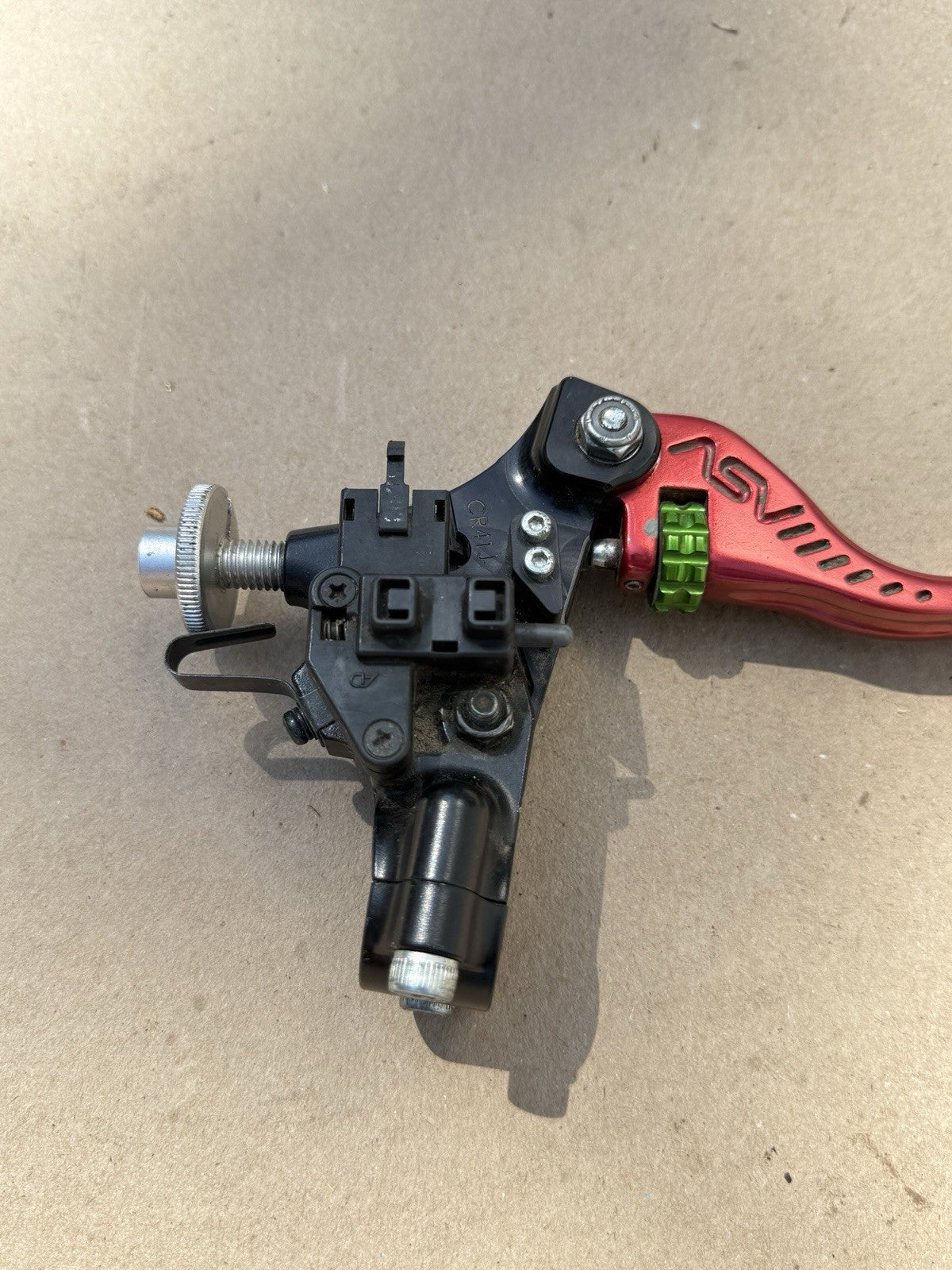 2013-2018 Kawasaki Ninja ZX6R 636 OEM Clutch Perch ASV Red Adjustable Lever4
