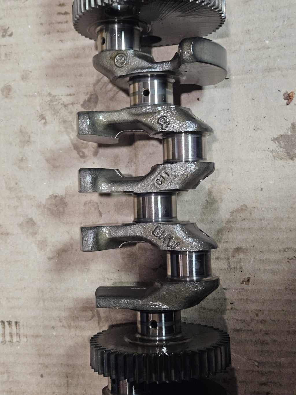 09-14 BMW S1000RR Engine Crankshaft Crank Shaft OEM Motor Bottom End Assembly