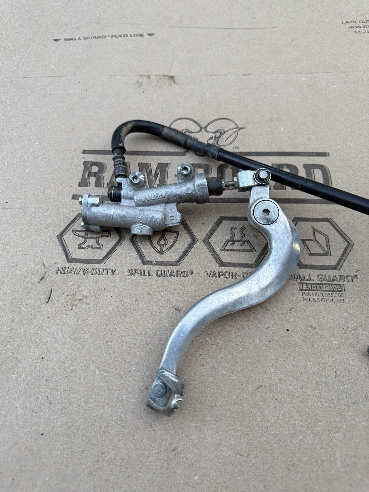 2018-2022 Yamaha YZ450F OEM Rear Brake Caliper Master Cylinder Assembly
