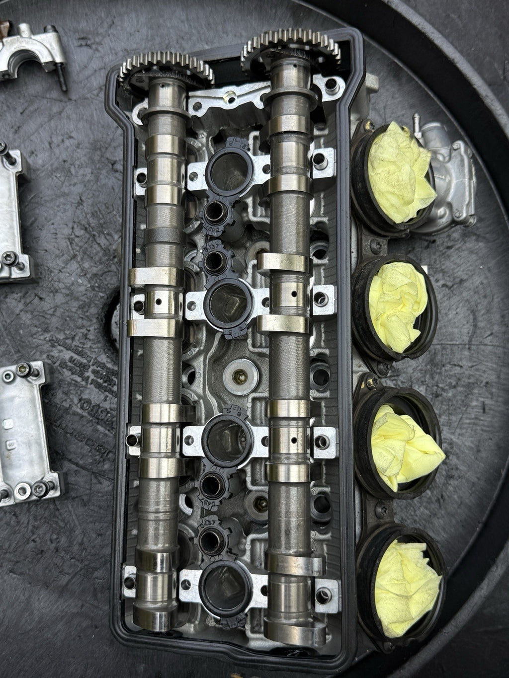 2011-2015 2014 KAWASAKI NINJA ZX10R ZX-10R ENGINE TOP END CYLINDER HEAD W/ CAMS4