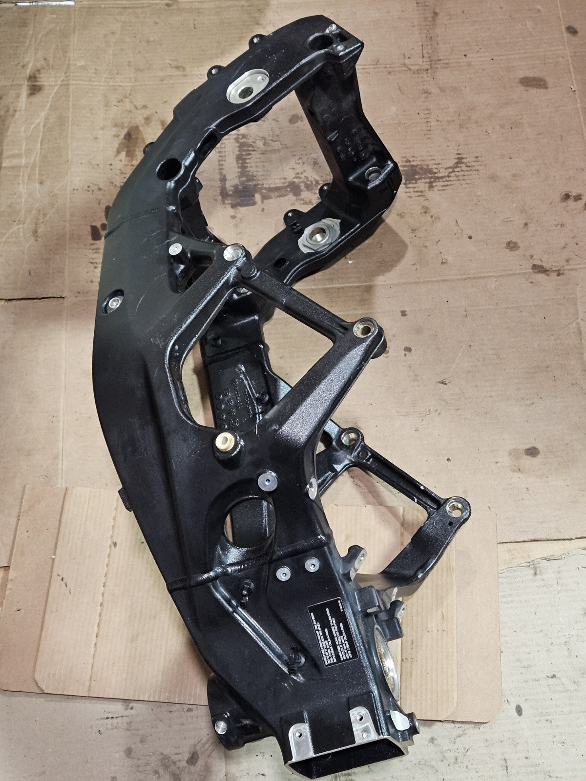 2009-2014 BMW S1000RR S1000 Frame Main Chassis CLN 09 10 11 12 13 14 DAMAGED