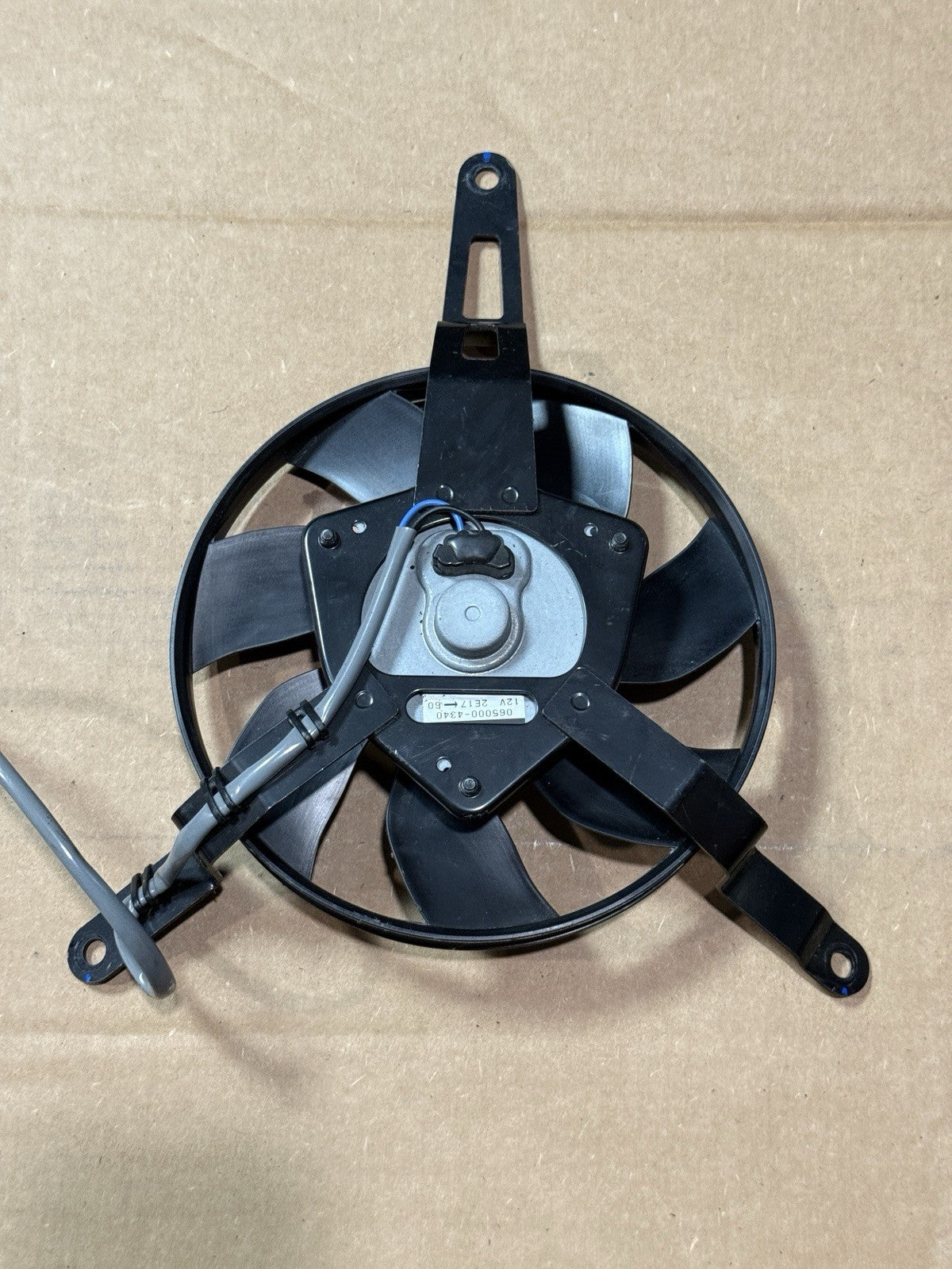 19-23 Kawasaki Ninja ZX6R 636 OEM Radiator Cooling Fan Motor Assembly 59502-06230