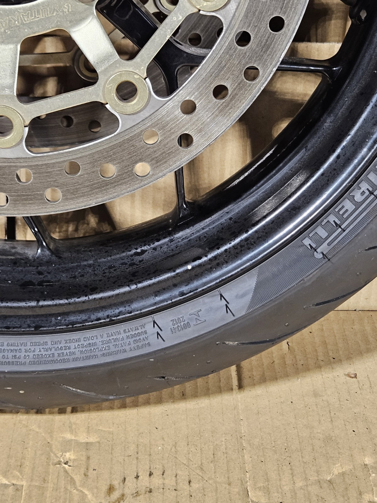 2013 Honda CBR600RR Front and Rear Rim Set OEM 2013 2020 Genuine Wheels Rims23