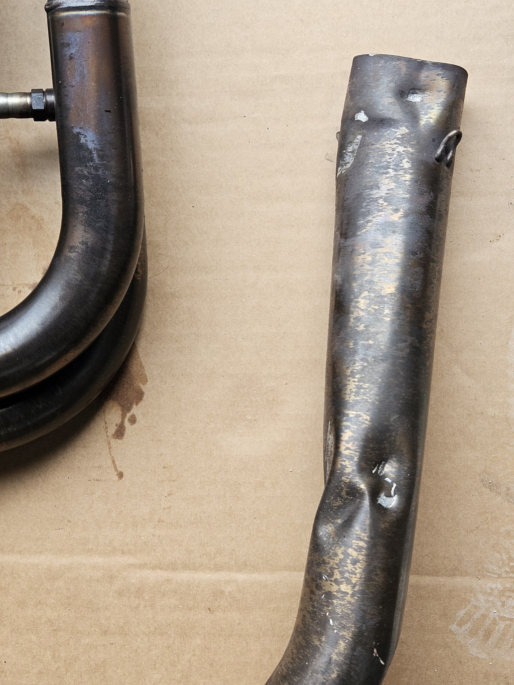 10-14 BMW S1000RR Brock's Full Exhaust System Headers Muffler Damaged