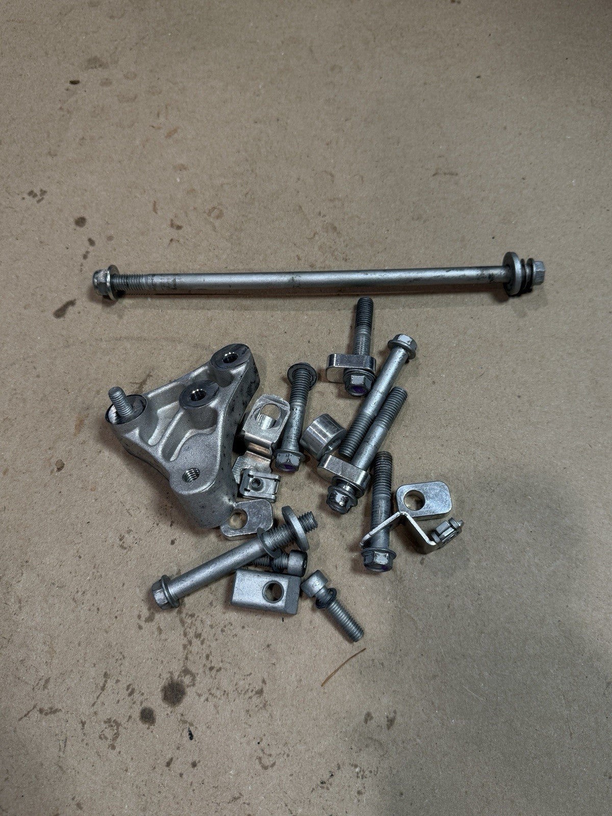 21-25 Aprilia RSV4 1100 OEM Engine Frame Mount Bolts Spacers Hardware Kit Genuin