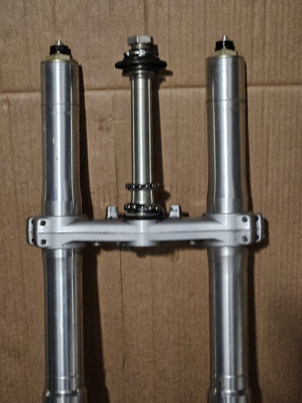 2005 2006 Honda CBR1000RR OEM Front Forks Set Left Right Triple Tree Shocks2