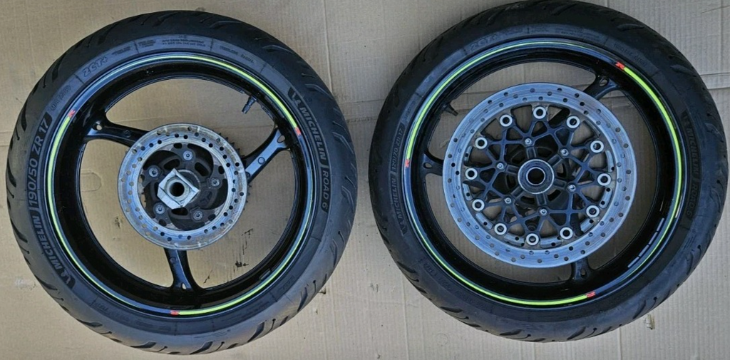 09-16 2015 Suzuki GSXR1000 OEM Wheels Rims Set Rotors Hub Sprocket Front Rear