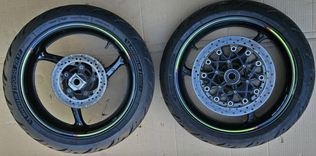 09-16 2015 Suzuki GSXR1000 OEM Wheels Rims Set Rotors Hub Sprocket Front Rear