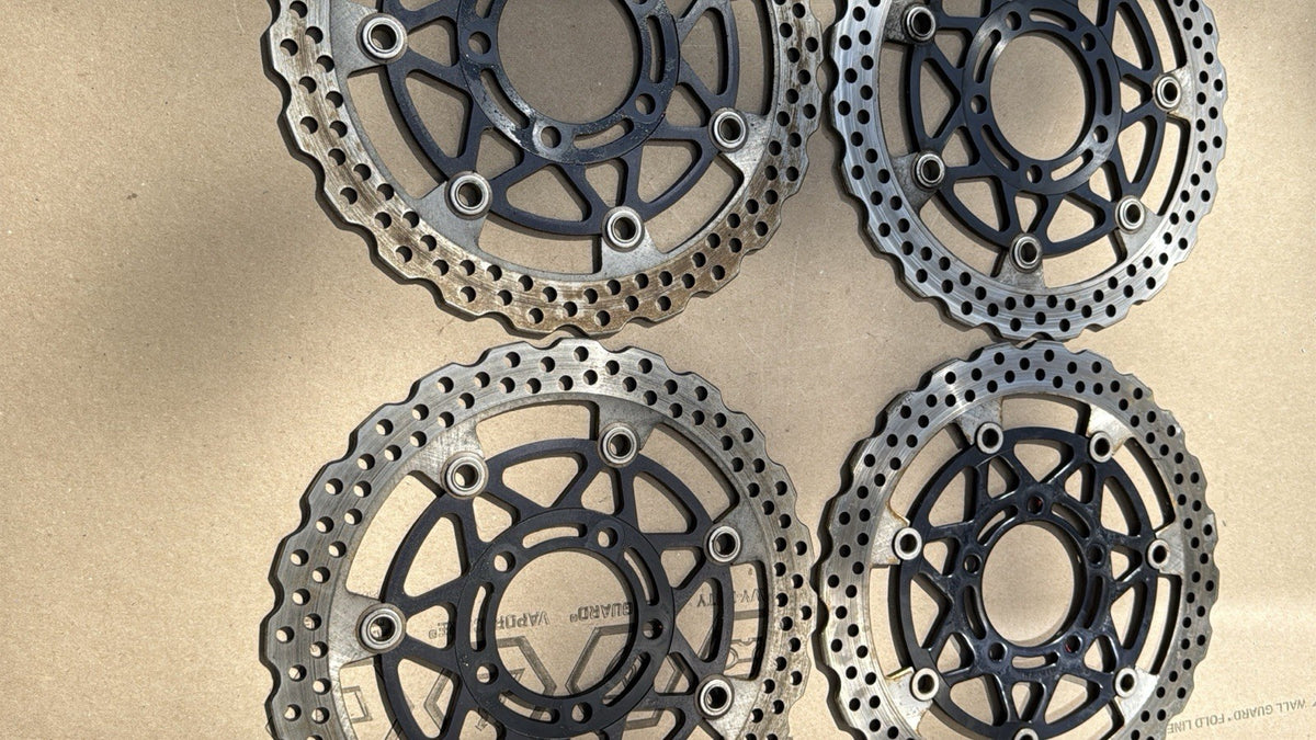 13-23 KAWASAKI NINJA ZX6R OEM FRONT LEFT RIGHT BRAKE ROTORS DISCS 4.9MM1