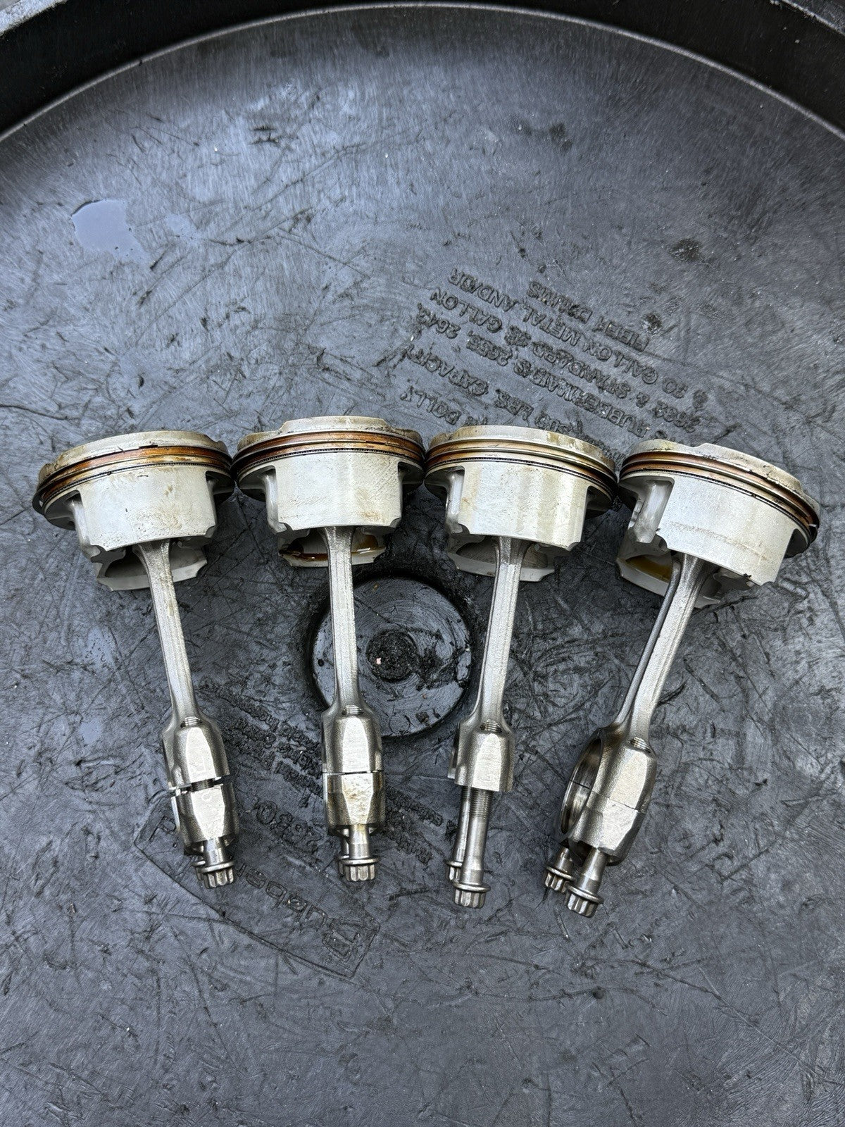 2000-2003 Suzuki GSXR750 OEM Engine Motor Block Pistons Connecting Rods Assembly7