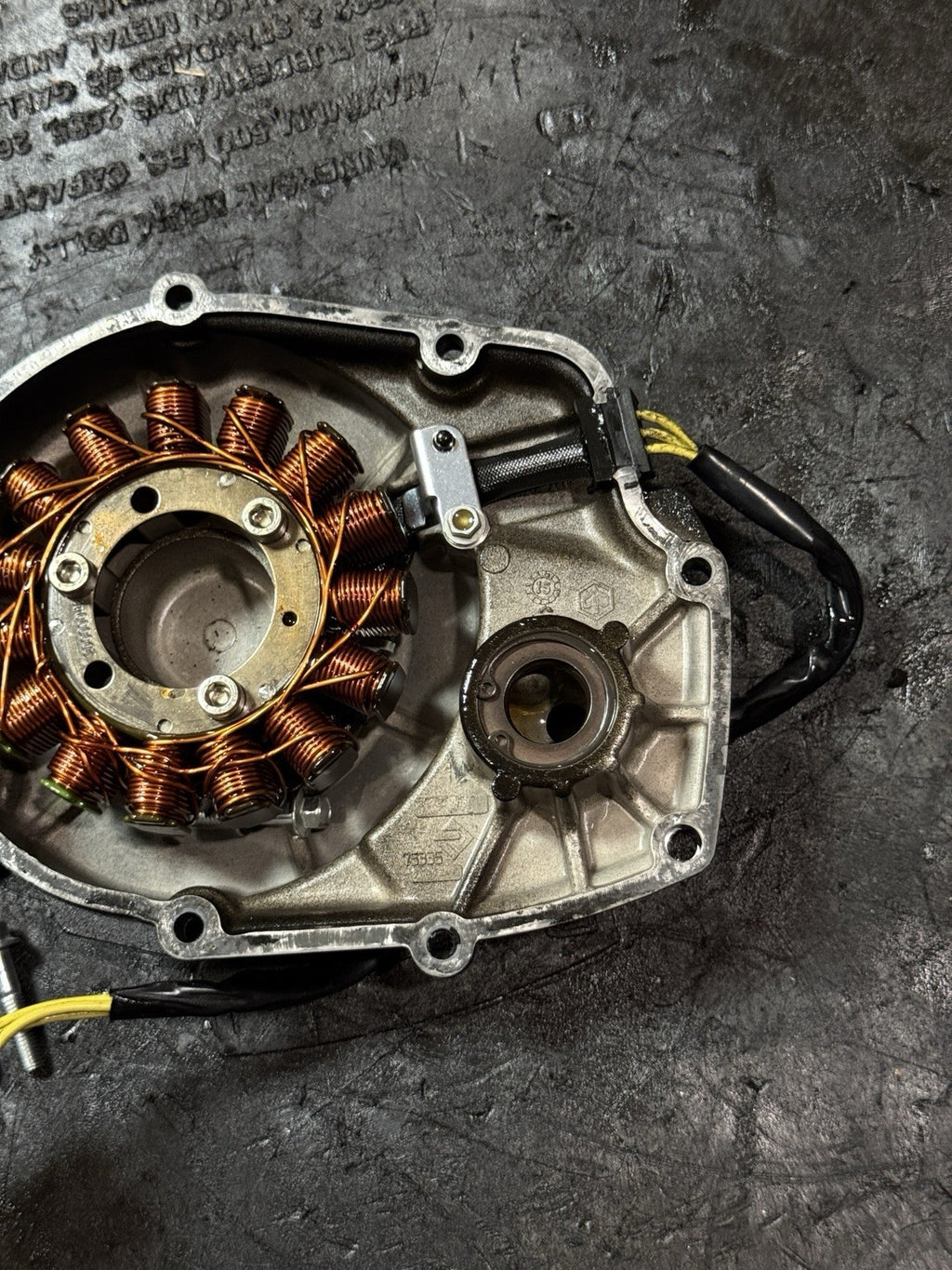 2015-2016 Aprilia RSV4 OEM Stator Generator Alternator Engine Cover Genuine6