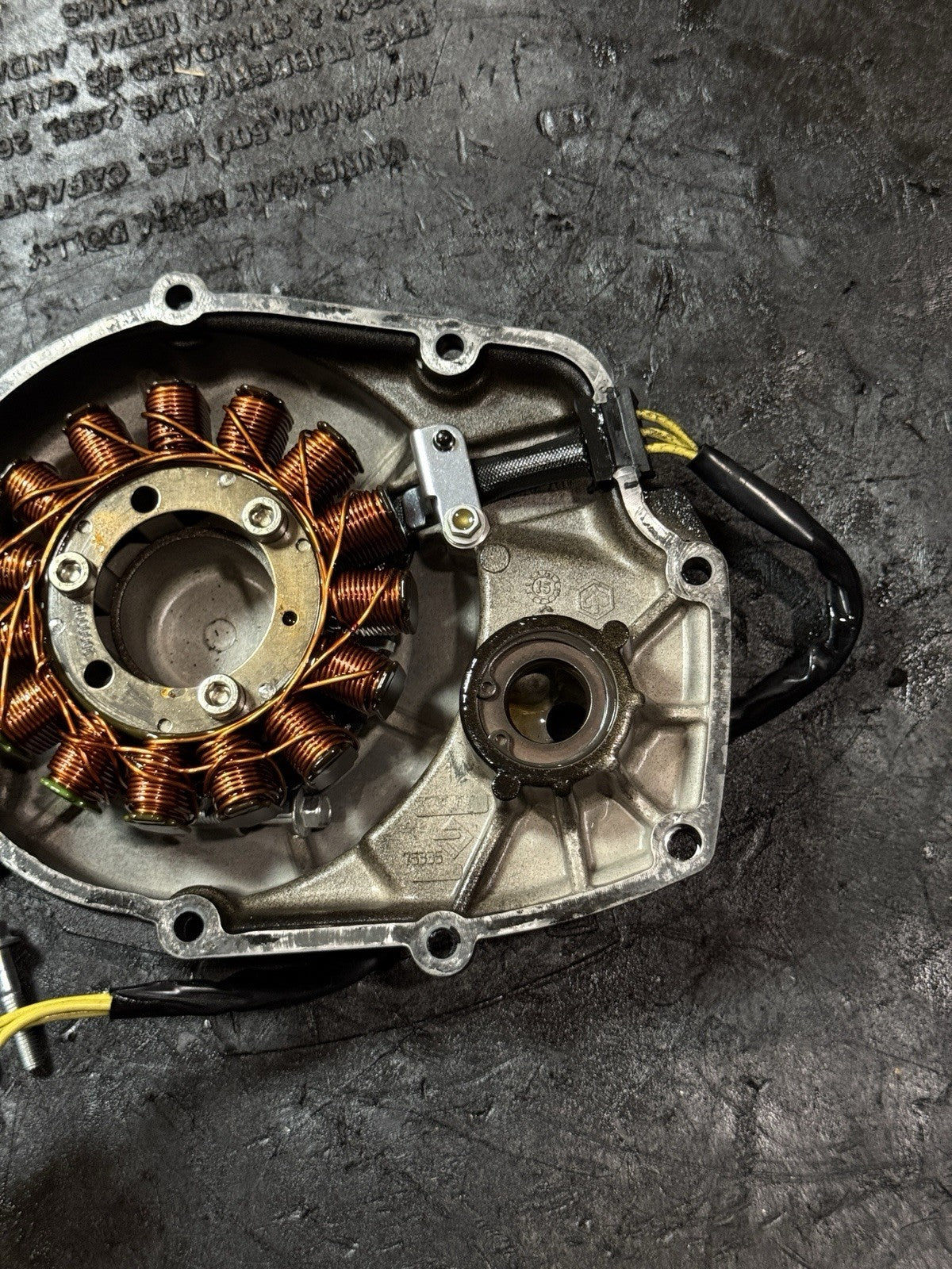 2015-2016 Aprilia RSV4 OEM Stator Generator Alternator Engine Cover Genuine6