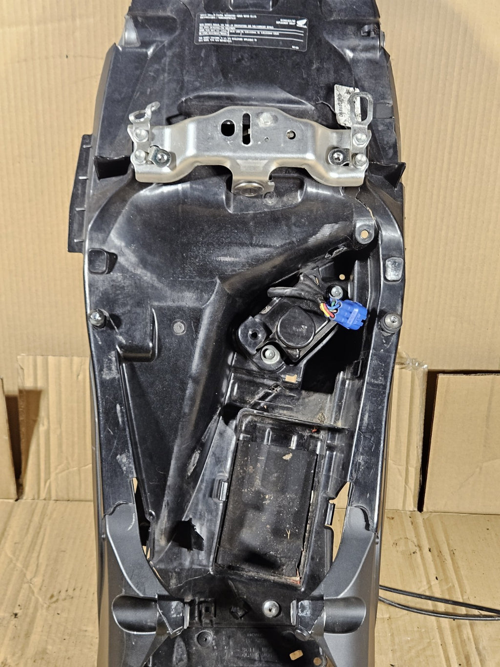 2013 Honda CBR600RR Subframe Complete with Plastic undertray OEM Genuine Rear2