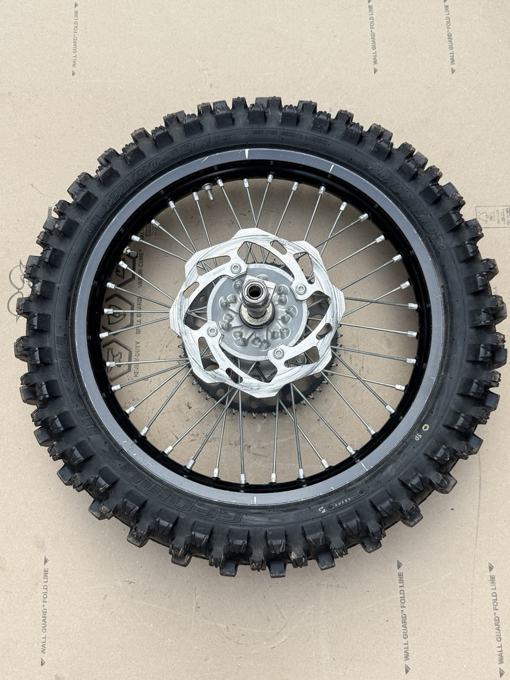 16-18 Kawasaki KX450F OEM Wheel Set 21/19 Front Rear Rims Hubs 41090-0080