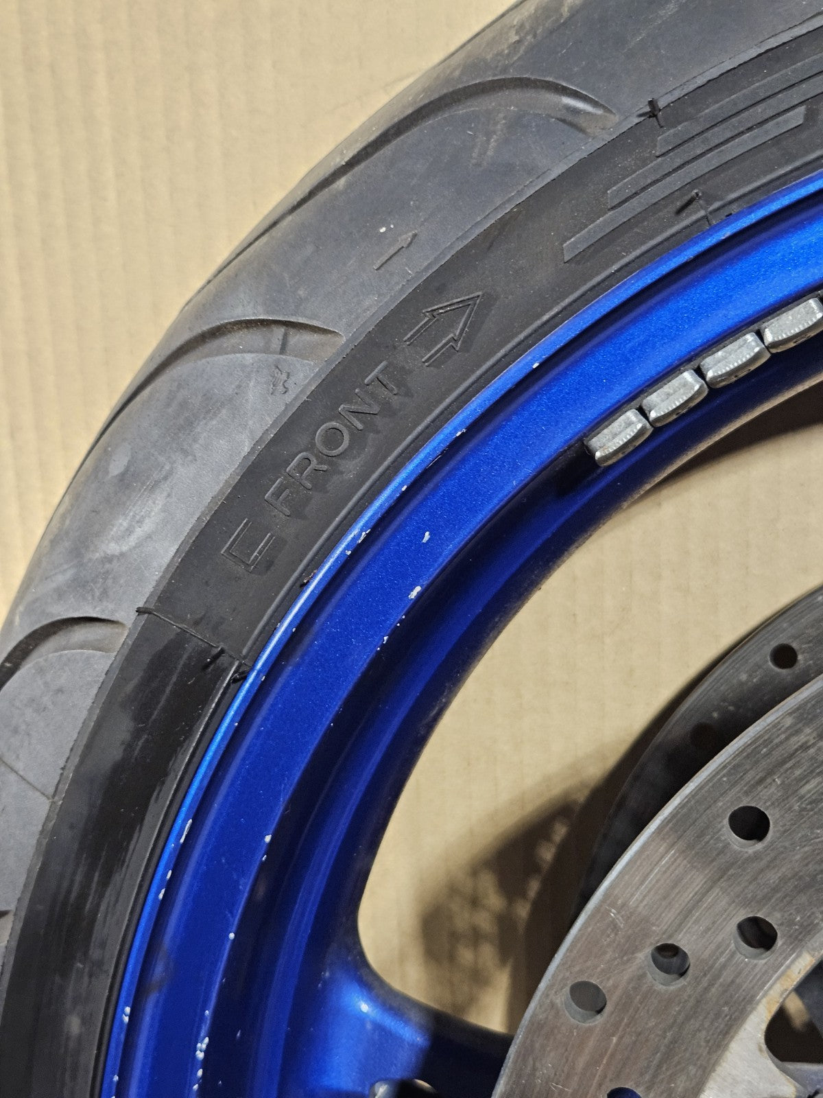 2006 Suzuki GSXR600 Wheel Set Front & Rear OEM 5411141G10 2006-2007 Rims Pair16