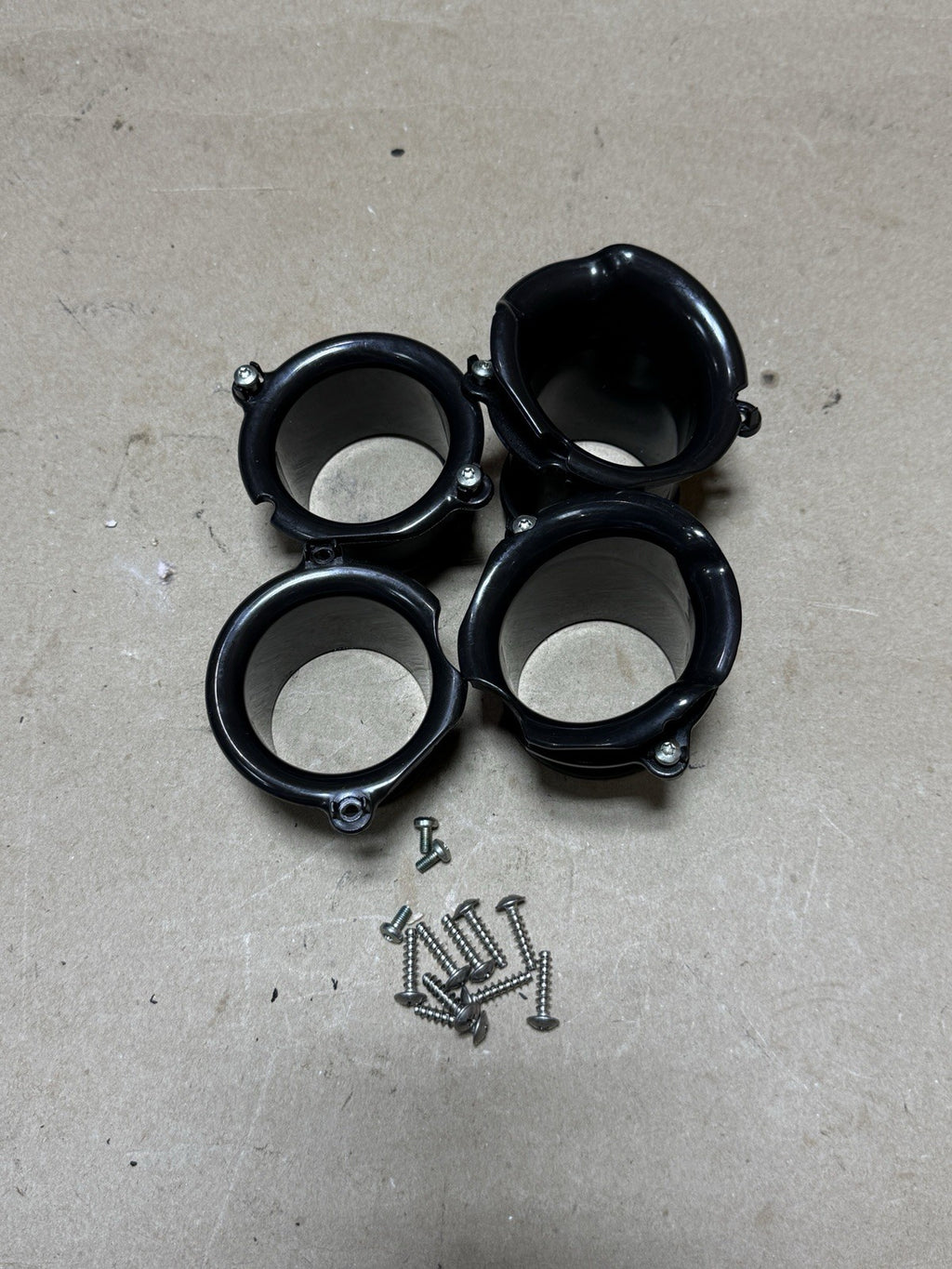 2015-2018 Aprilia RSV4 RR RF Tuono V4 OEM Airbox Intake Velocity Stacks Trumpets