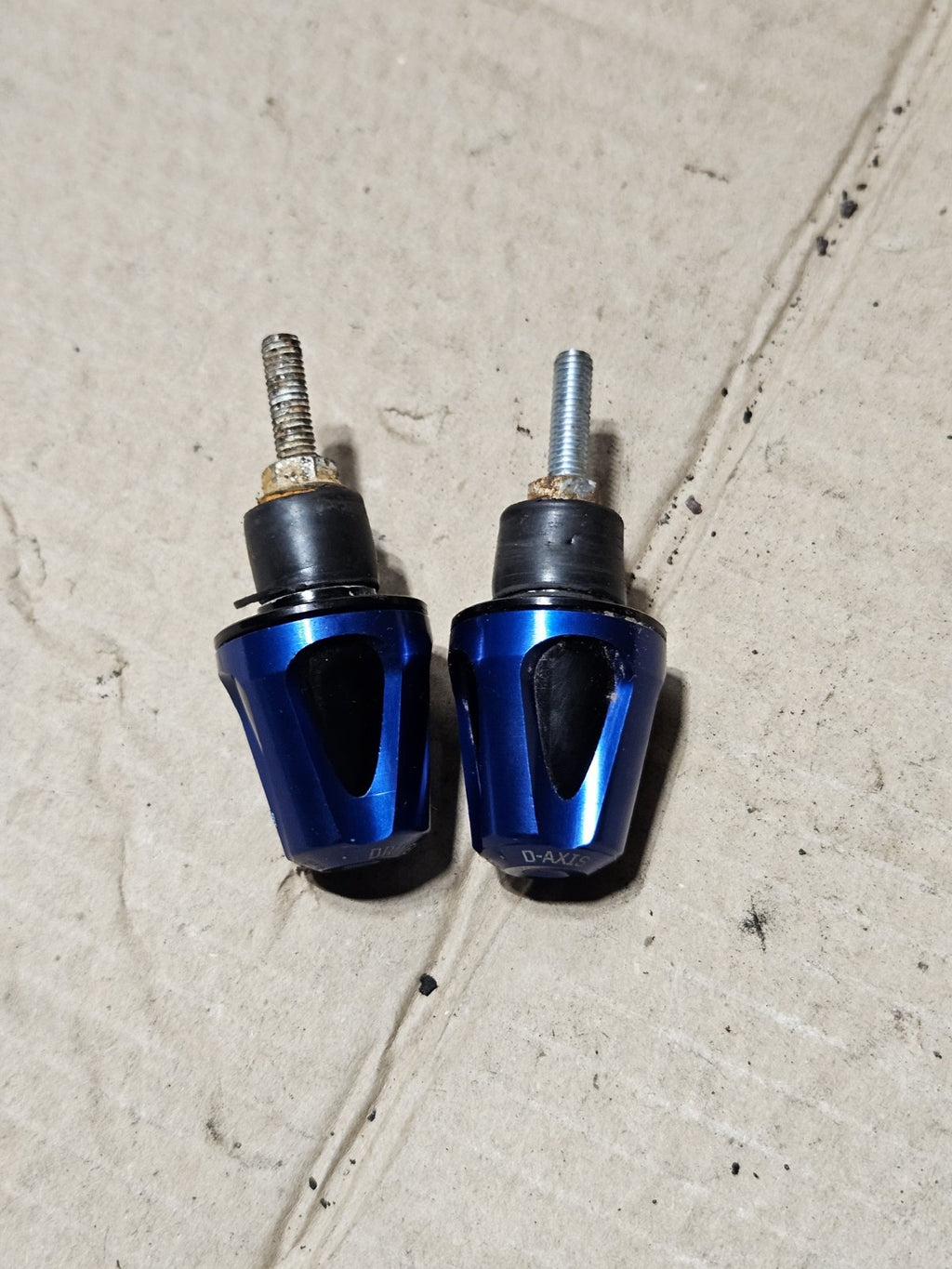 Driven Racing Blue Bar Ends Handlebar Weights DBEW Universal Motorcycle GSXR6001