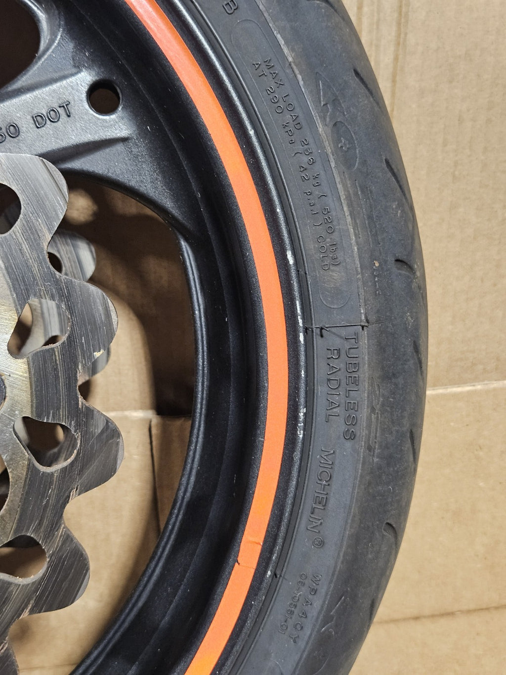 2006 Honda CBR1000RR Wheel Set Front & Rear OEM 44650MELD20ZB 2006-2007 READ13