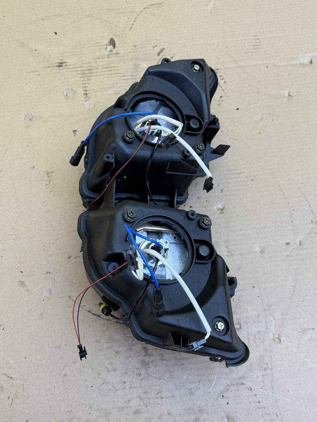 2008-2011 Honda CBR1000RR Fireblade LED Angel Eyes Halo Headlight Assembly SC598