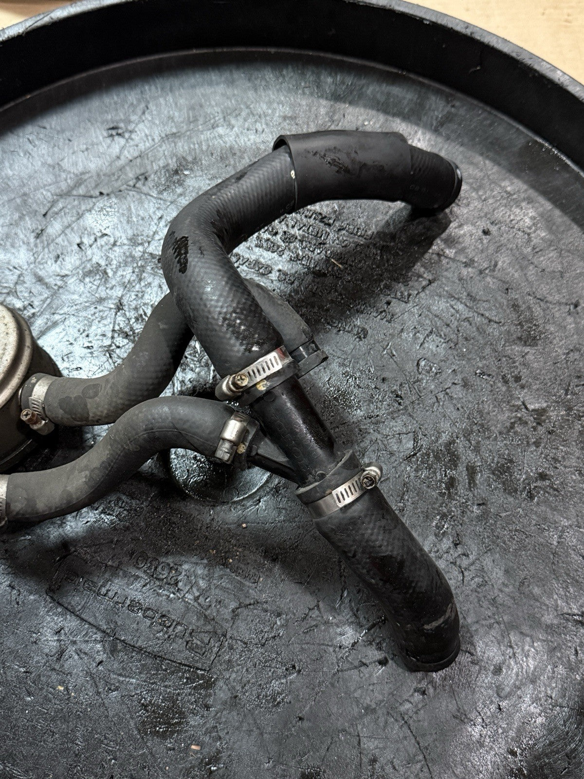 2008-2011 Honda CBR1000RR OEM Oil Cooler Lines Pipes Hoses Coolant Line Lot2