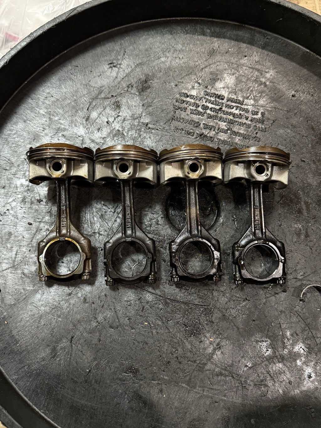 08-16 Honda CBR1000RR SC59 OEM Engine Pistons Connecting Rods Set 13101-MFL-0100