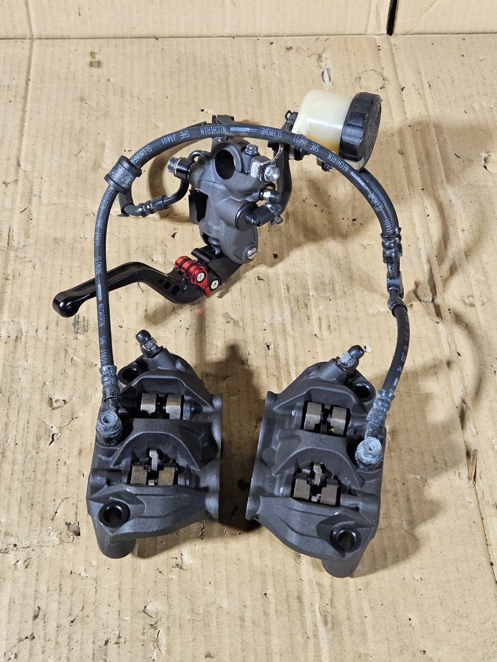 2013 Honda CBR600RR Front Brake Caliper Master Cylinder Lever Assembly Complete18