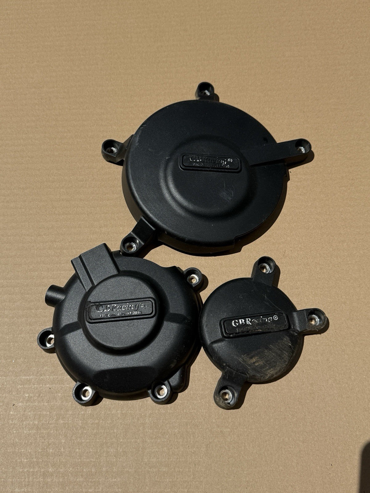 2006-2026 Suzuki GSXR600 GSXR750 GB Racing Engine Case Covers EC-GSXR600-K6-SET7