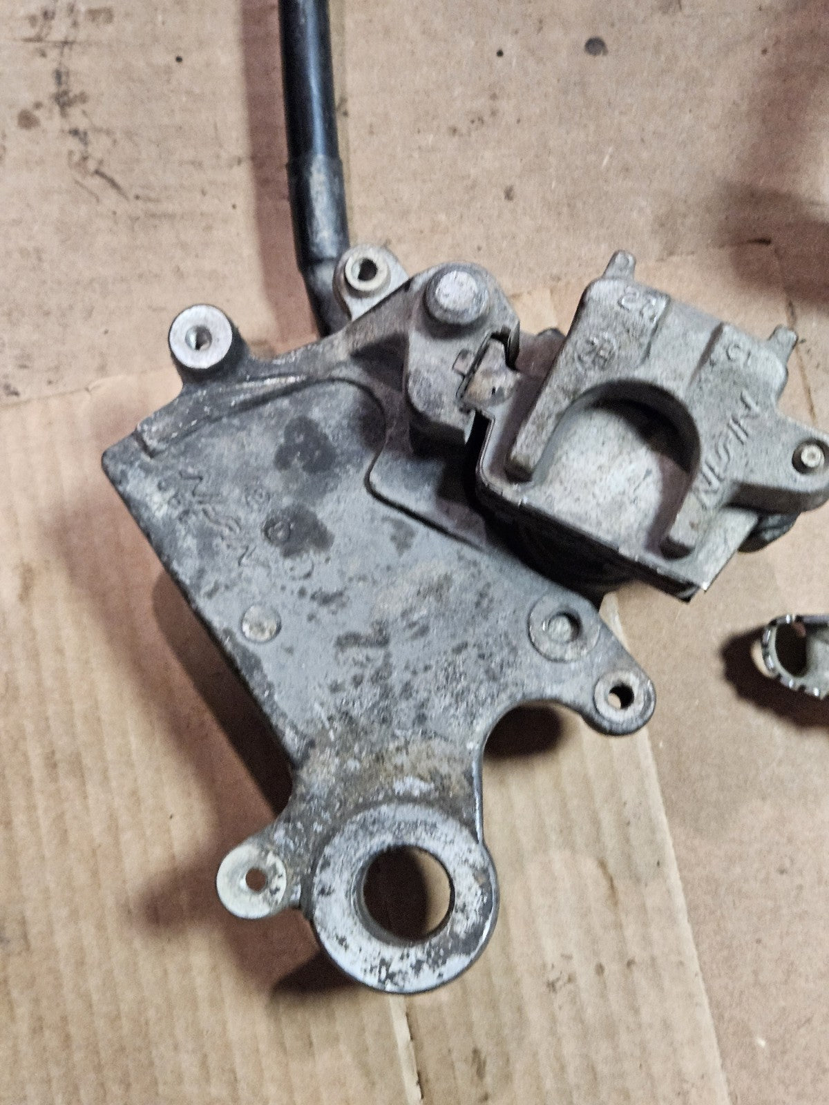 03-20 Suzuki DRZ400S OEM Rear Brake Master Cylinder Caliper Assembly Nice