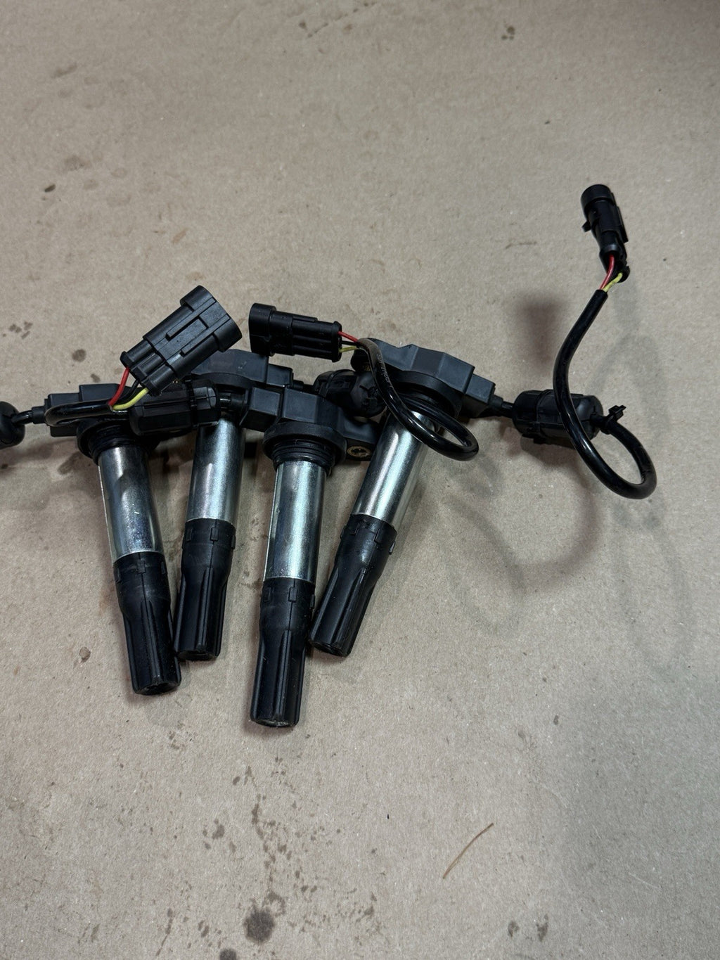 21-24 Aprilia RSV4 1100 Factory OEM Ignition Coils Plug Boots Wire Set Tested
