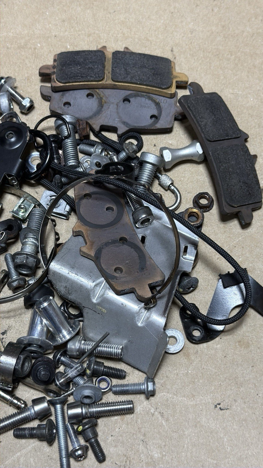 2015-2018 Aprilia RSV4 1000 RR RF Tuono OEM Engine Bolts Hardware Brackets Lot