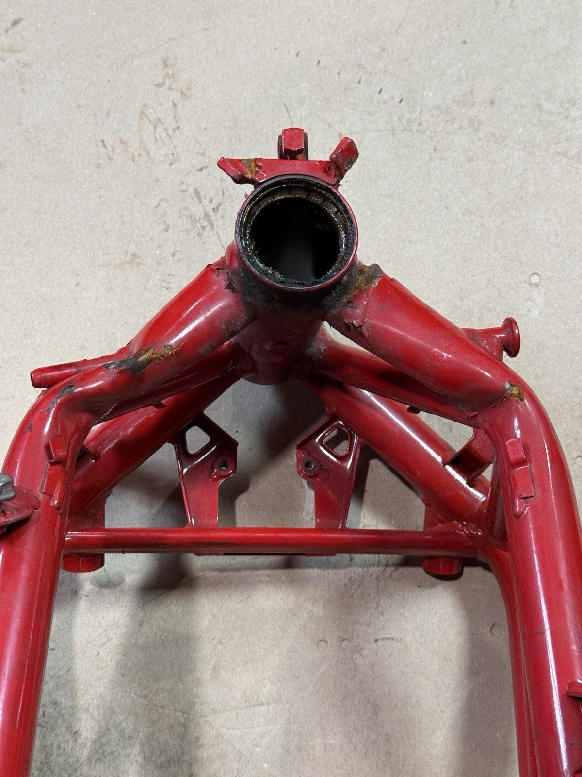 2011-2013 Ducati Superbike 848 EVO SE Main Frame Chassis Rebuilt Ttle DAMAGED