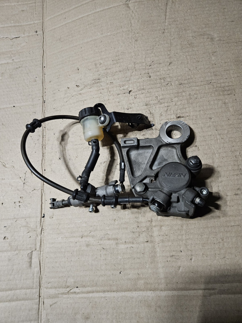 2008-2011 Yamaha YZF-R6 R6 OEM Right Rearset Rear Brake Master Cylinder Caliper1