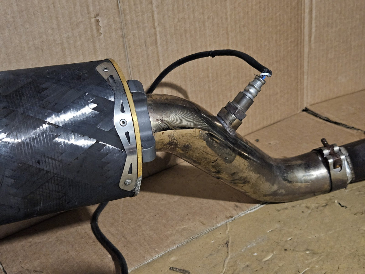 08-16 R6 R6R FULL EXHAUST SYSTEM HEADER PIPES TWO BROTHERS MUFFLER BLACK SERIES4
