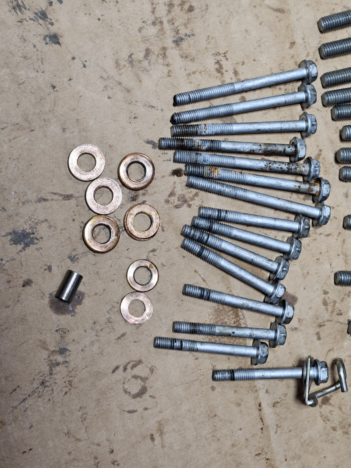 19-23 2023 KAWASAKI NINJA ZX6R OEM ENGINE MOTOR CRANKCASE BOLT SET