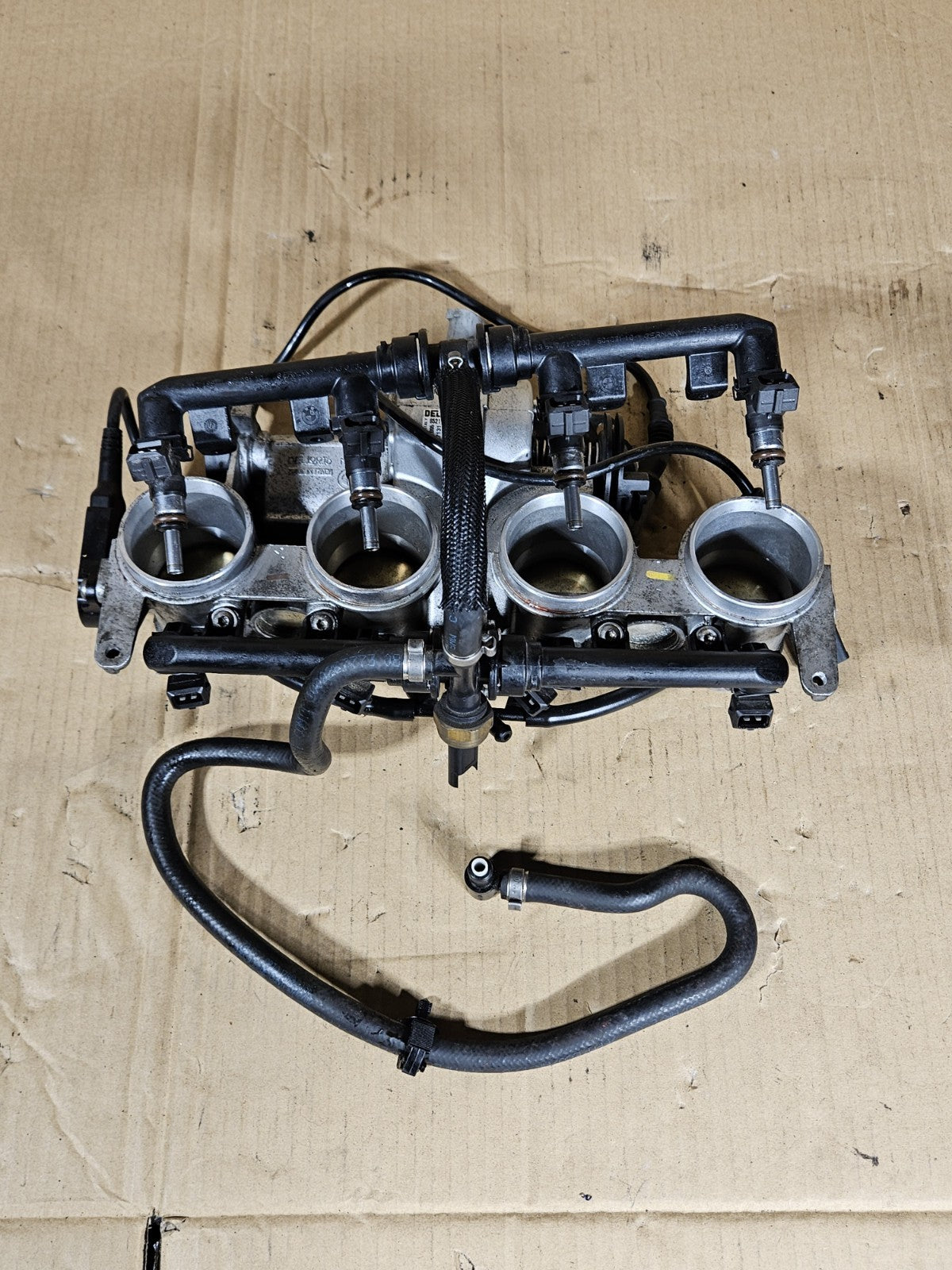 2009-2014 BMW S1000RR OEM Throttle Bodies Primary Secondary Injectors READ4