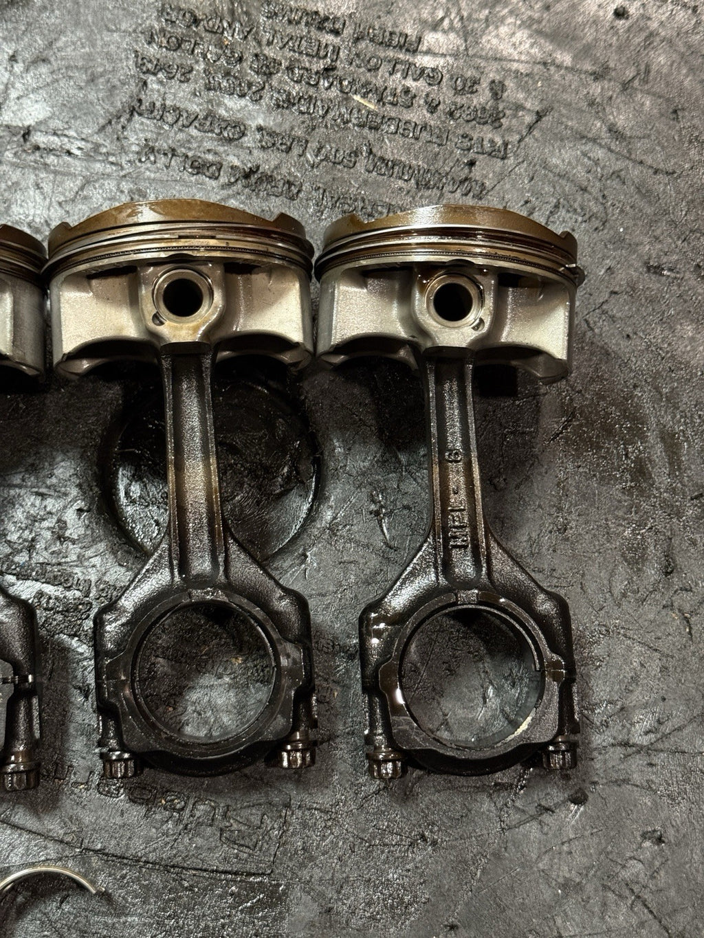08-16 Honda CBR1000RR SC59 OEM Engine Pistons Connecting Rods Set 13101-MFL-0108