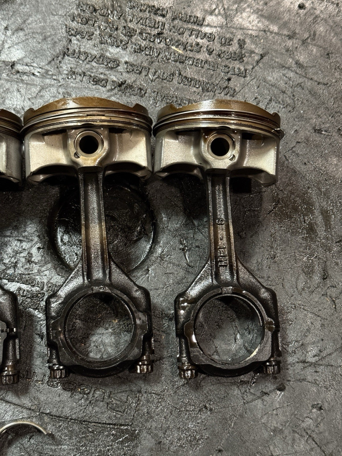 08-16 Honda CBR1000RR SC59 OEM Engine Pistons Connecting Rods Set 13101-MFL-0108