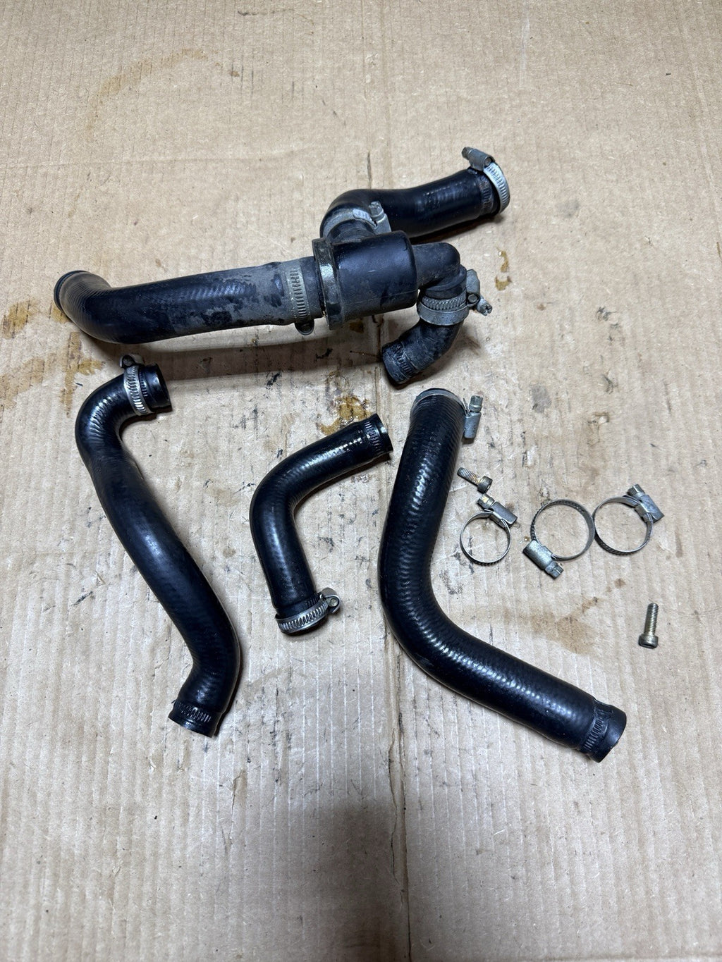 93-02 Ducati OEM ST4S ST4 748 916 996 Coolant Hoses Thermostat Clamps Parts Fan