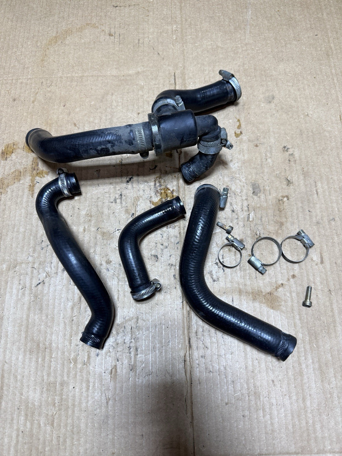 93-02 Ducati OEM ST4S ST4 748 916 996 Coolant Hoses Thermostat Clamps Parts Fan
