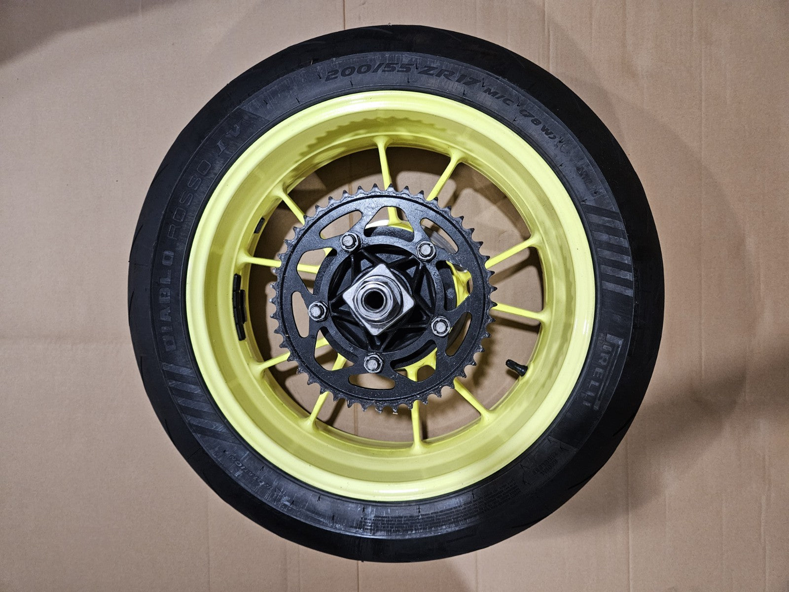 15-19 2015 BMW S1000RR OEM Rear Wheel Rim Rotor Hub Tire Back Wheel Assembly